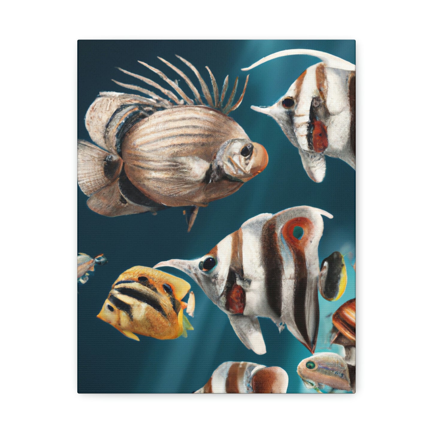 Oceanic Sea Life - Canvas