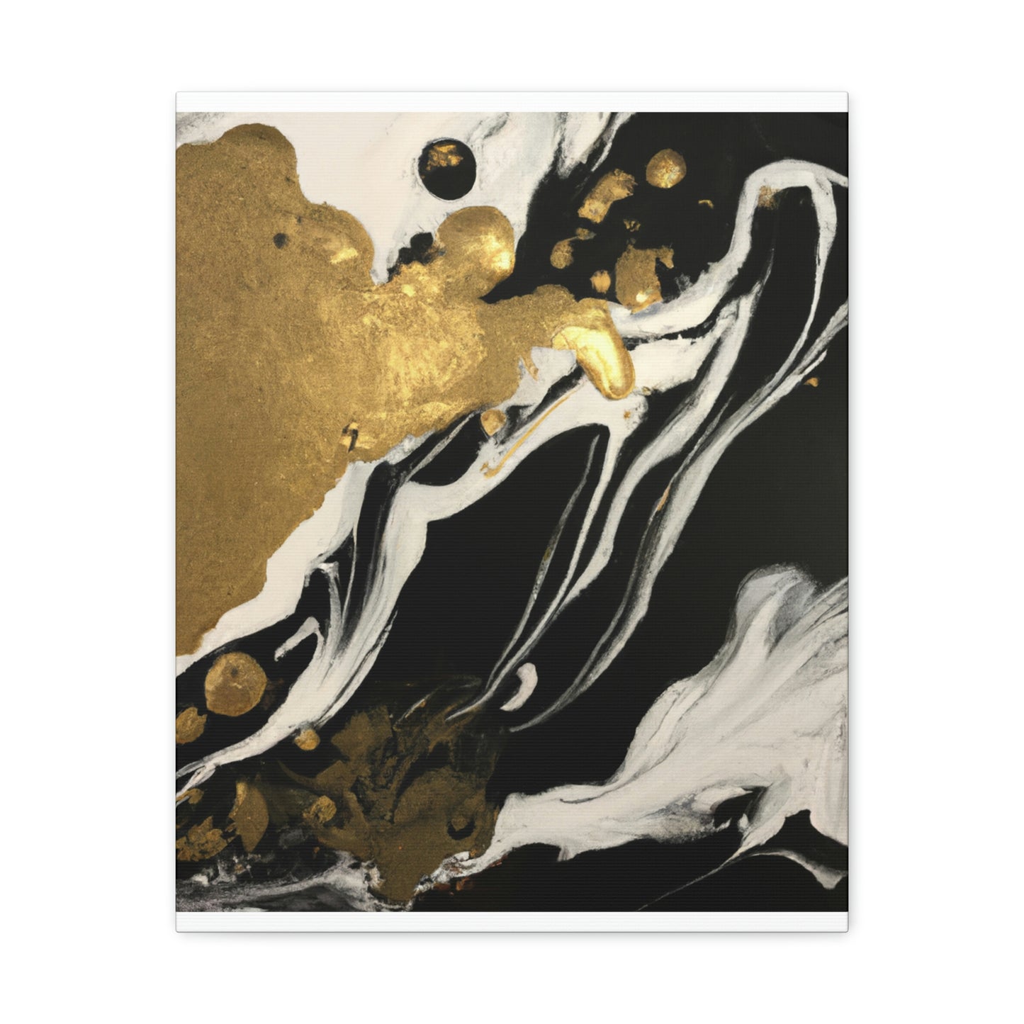 Gilded Mural Bliss - Canvas