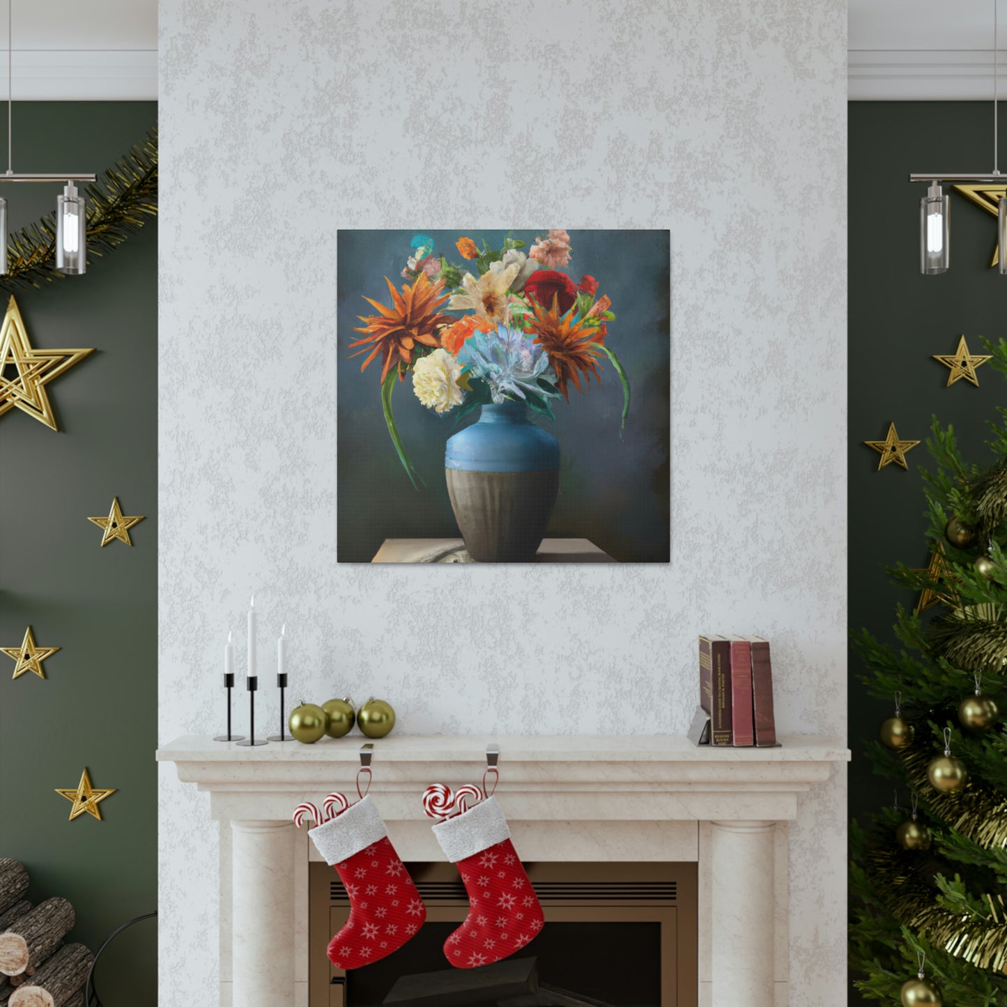 Joyous Floral Lush - Canvas