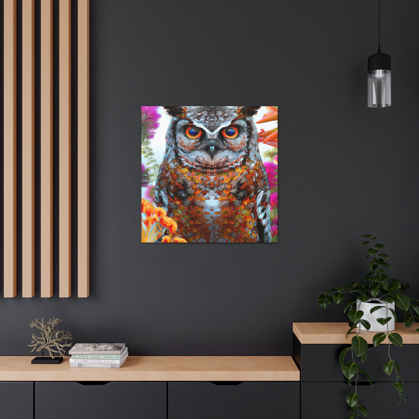 Owl's Splendor. - Canvas