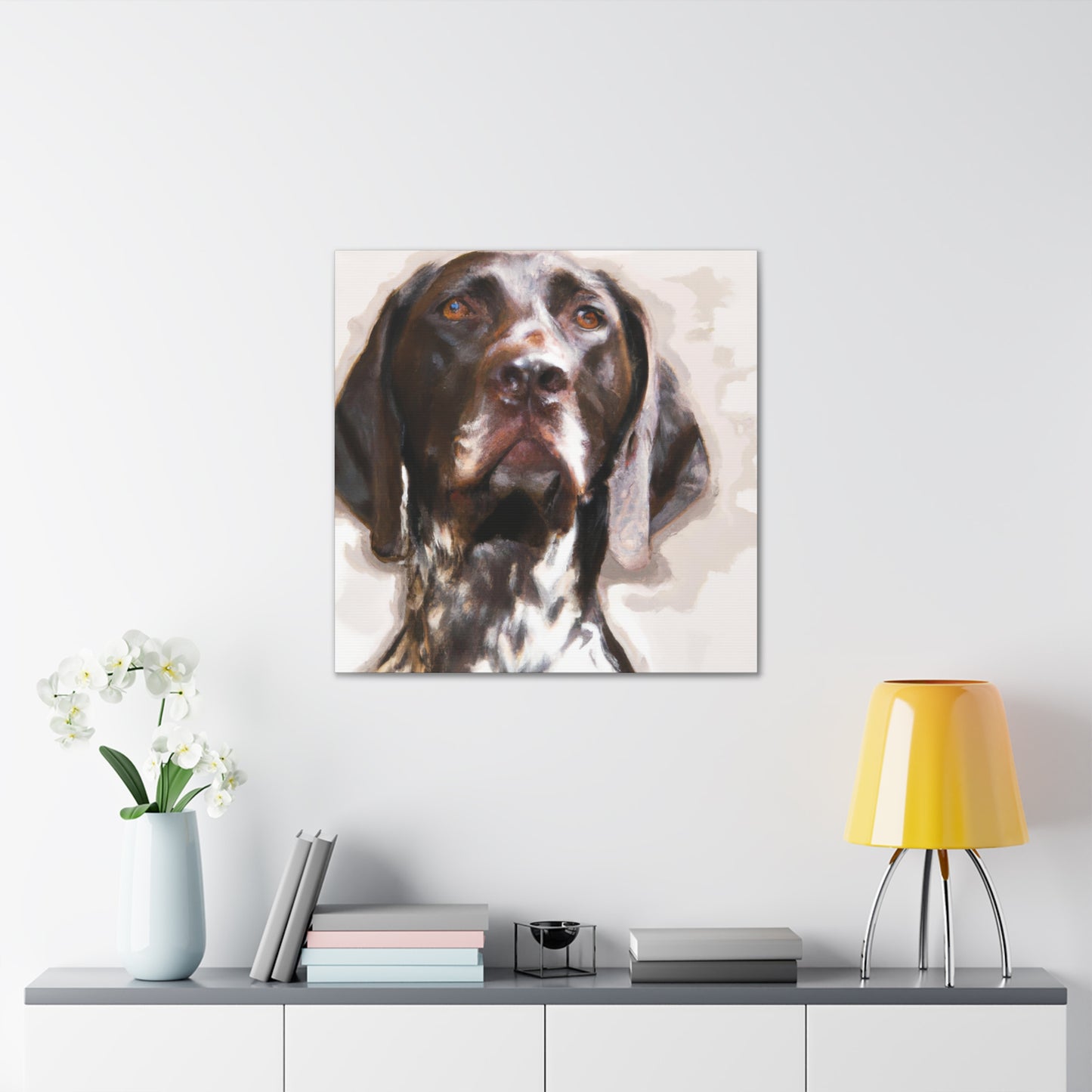 "Pointer Perfection" - Canvas