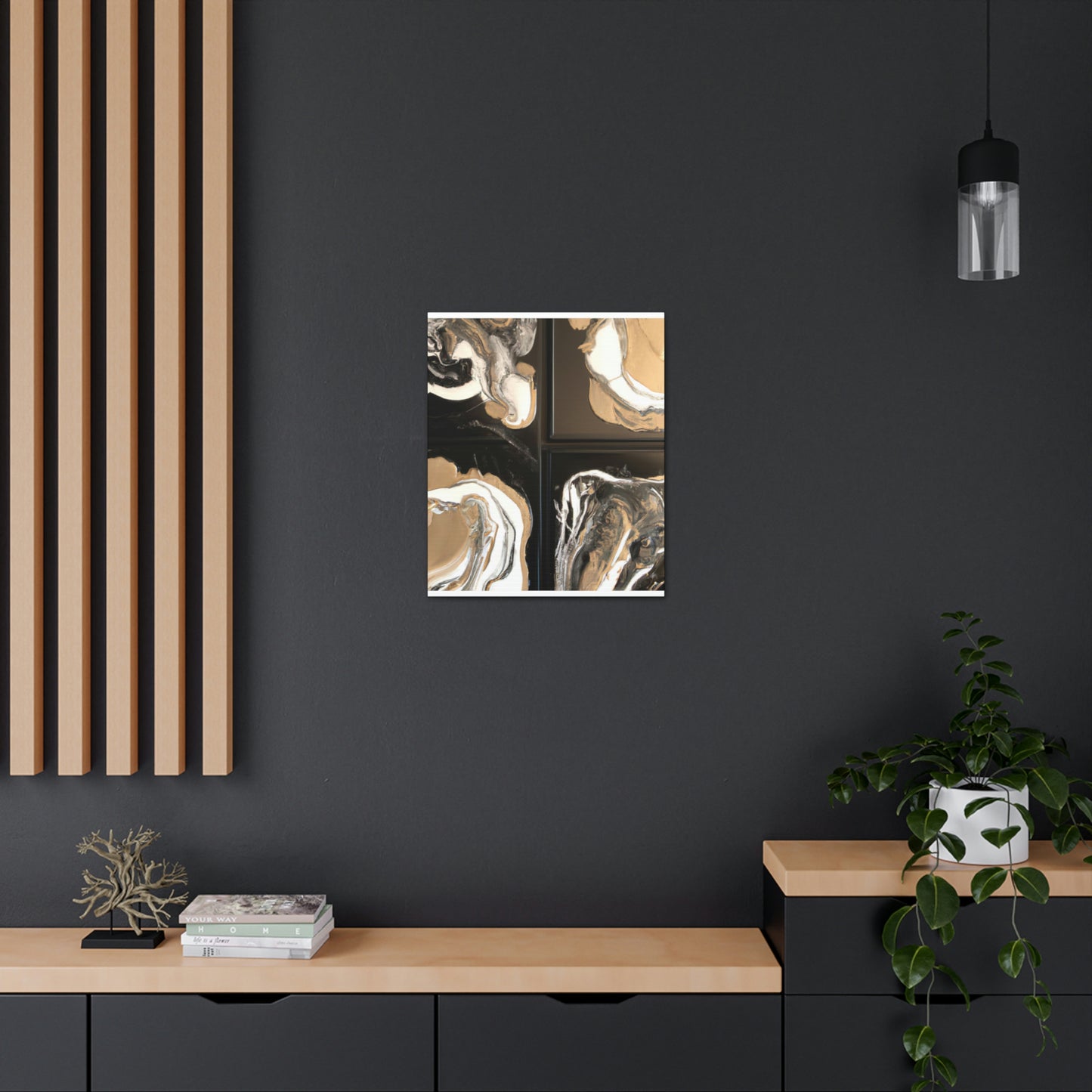 Midnight Luxury Glitz - Canvas