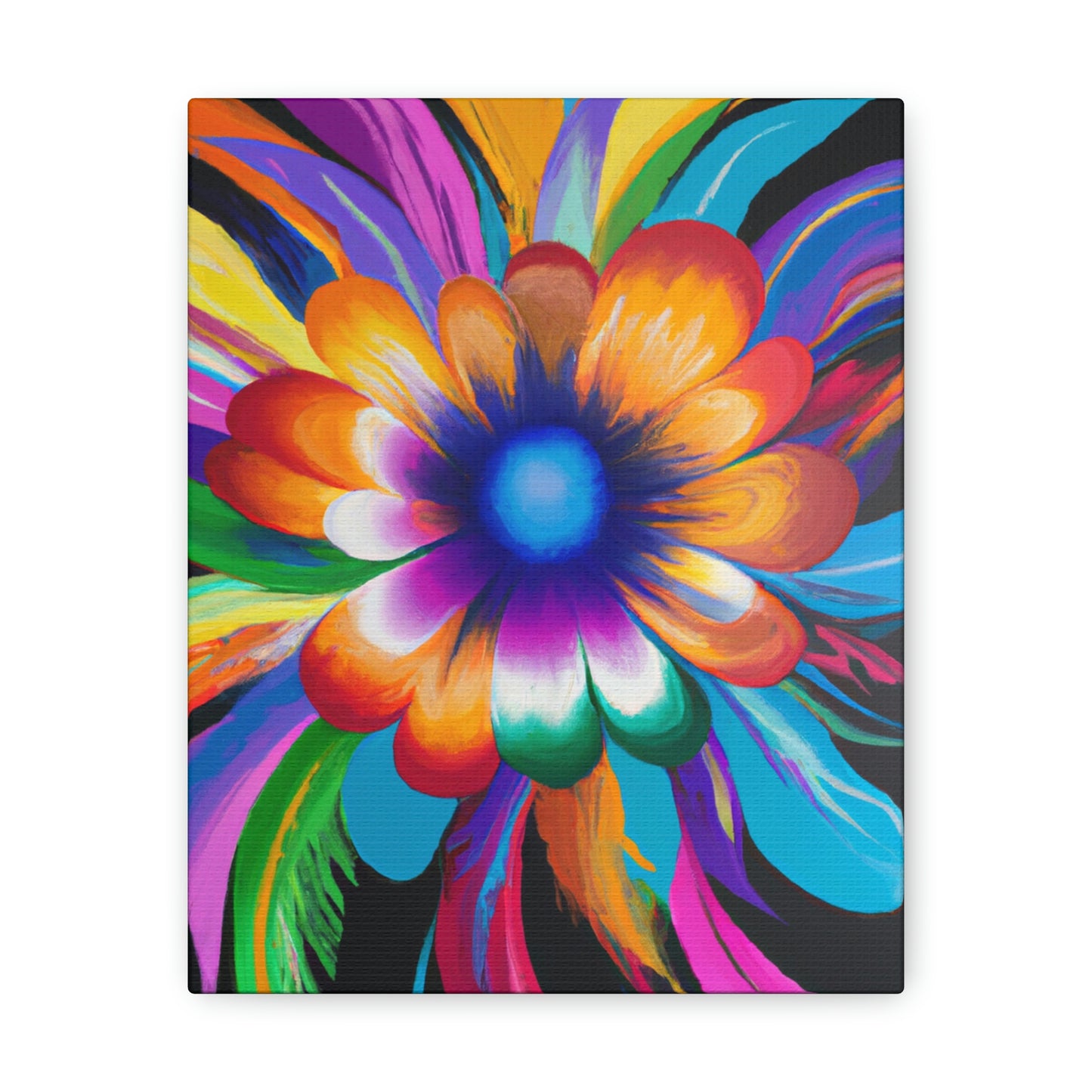 Psychedelic Bloom. - Canvas