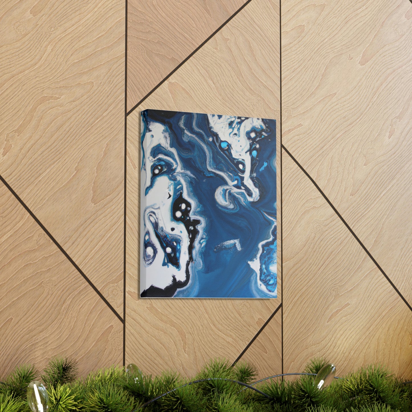 Twilight Swirls. - Canvas