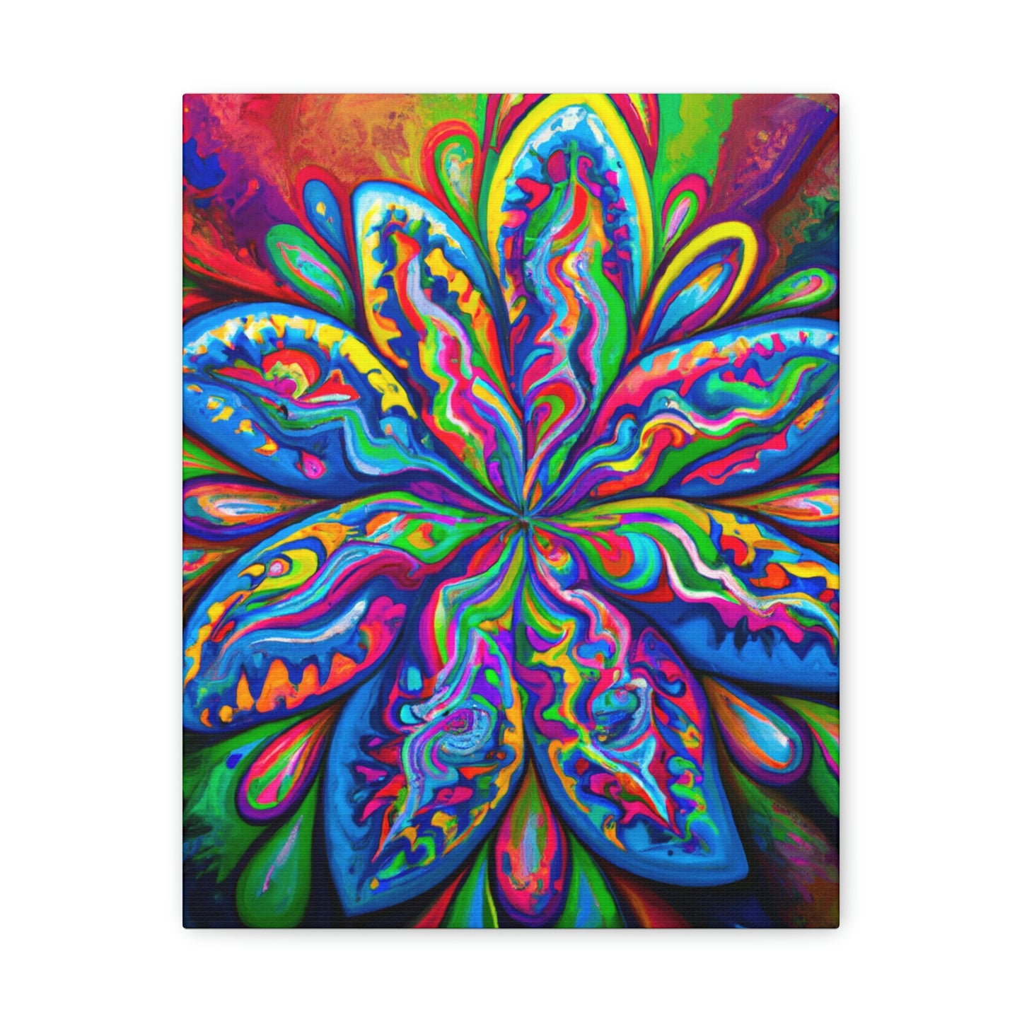 Psychedelic Bloom - Canvas