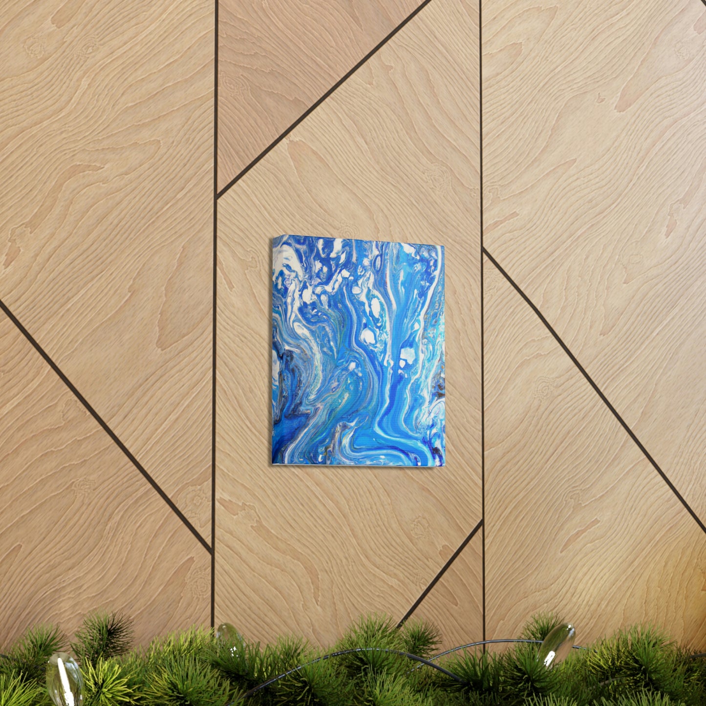 Aqua Bliss. - Canvas