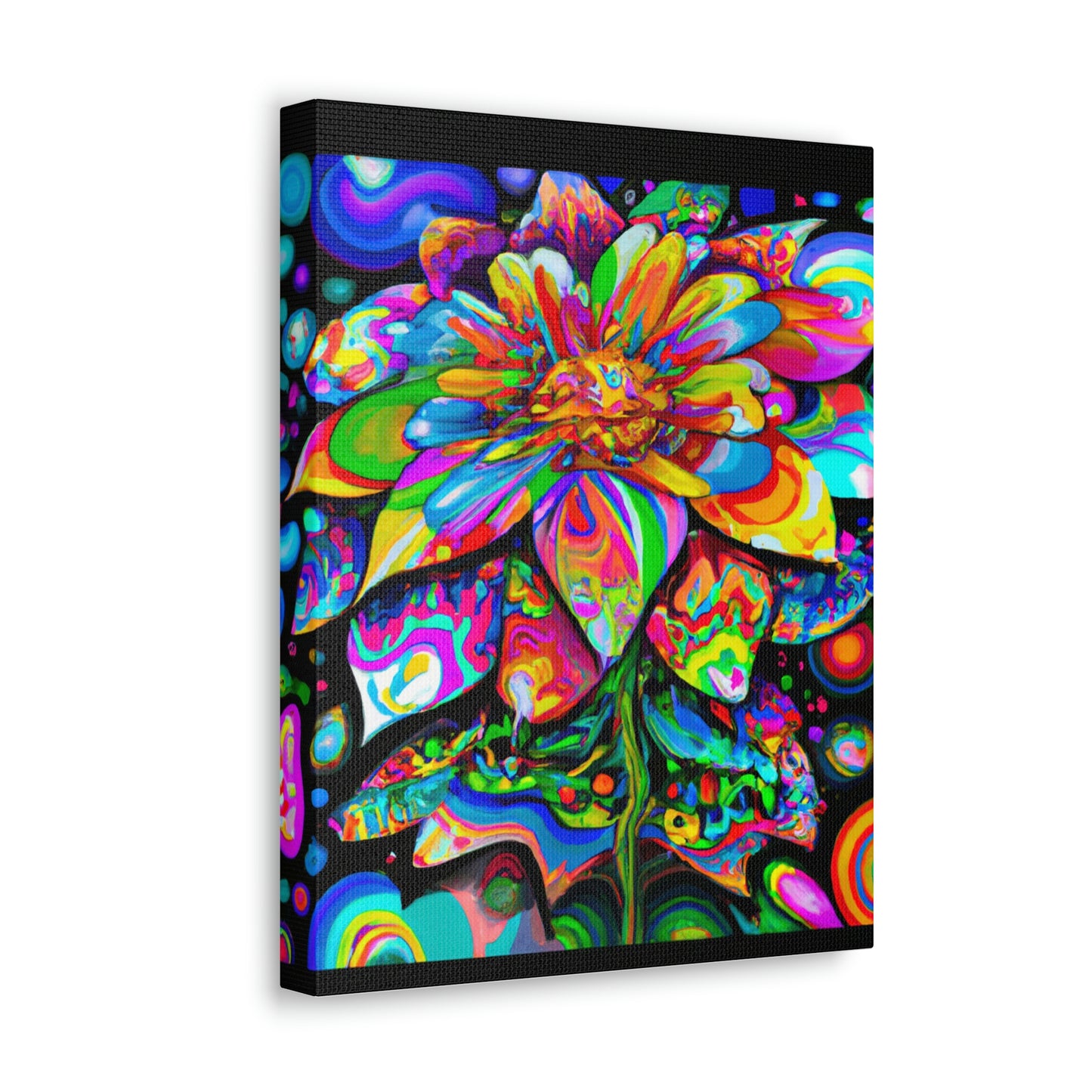 Colorful Joyful Bloom - Canvas