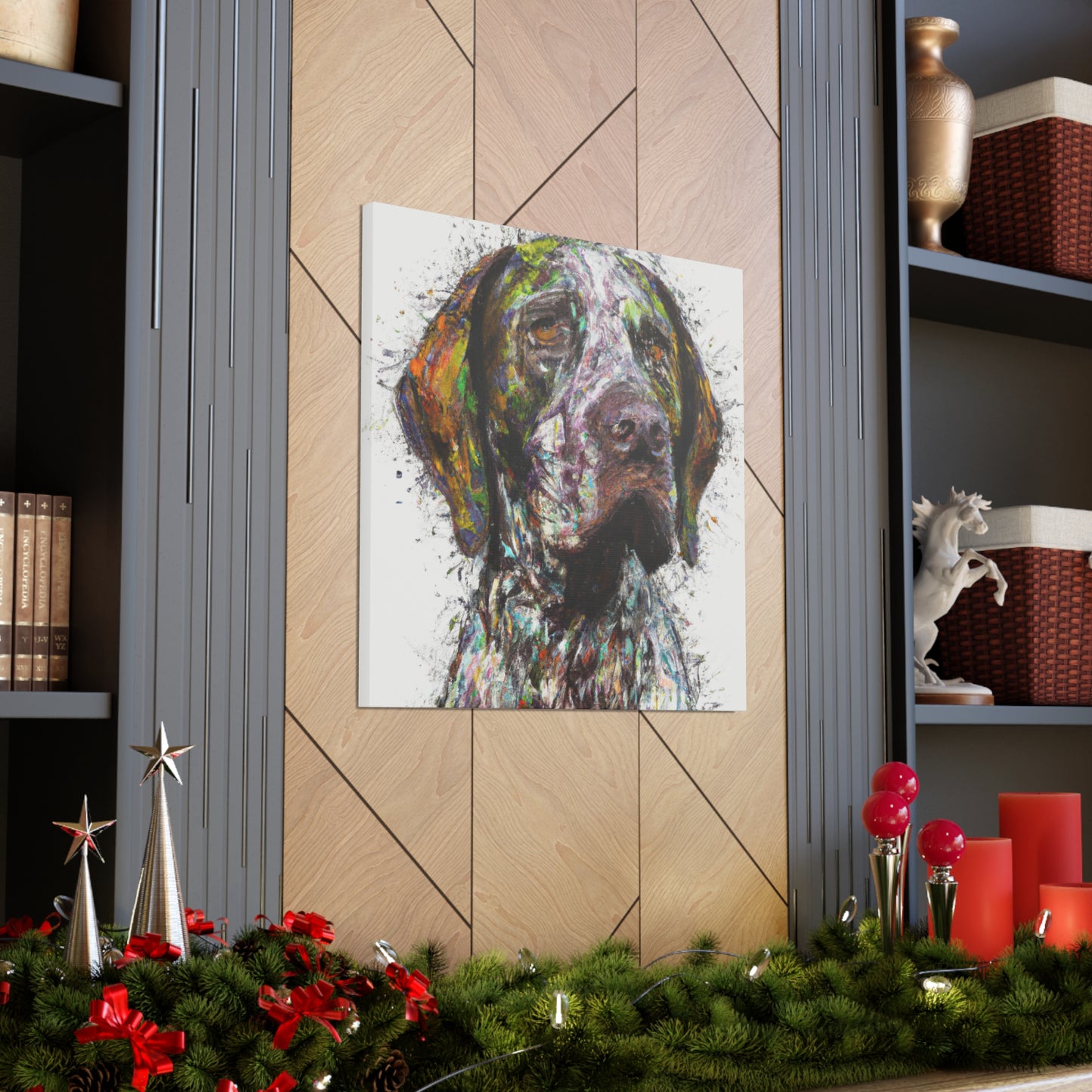 "Painted Pointer" - Canvas