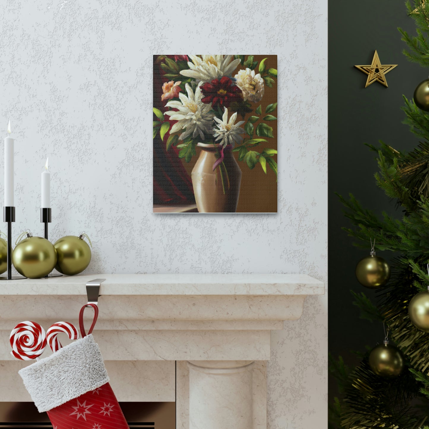 Vibrant Floral Awesomeness. - Canvas
