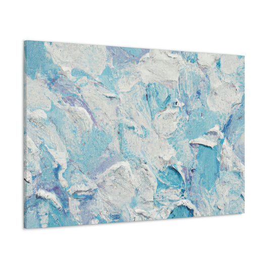 "Aqua Lace" - Canvas