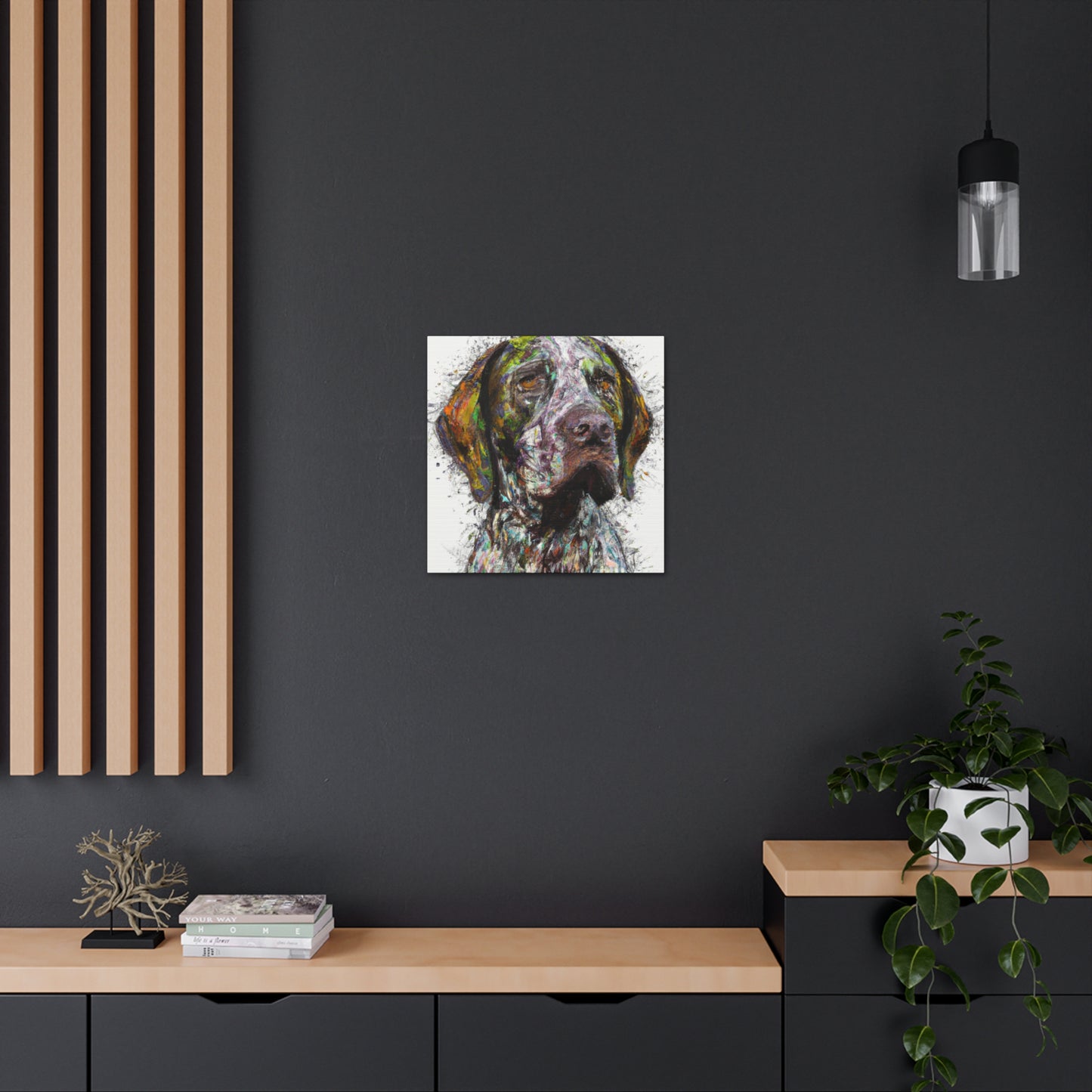 "Painted Pointer" - Canvas