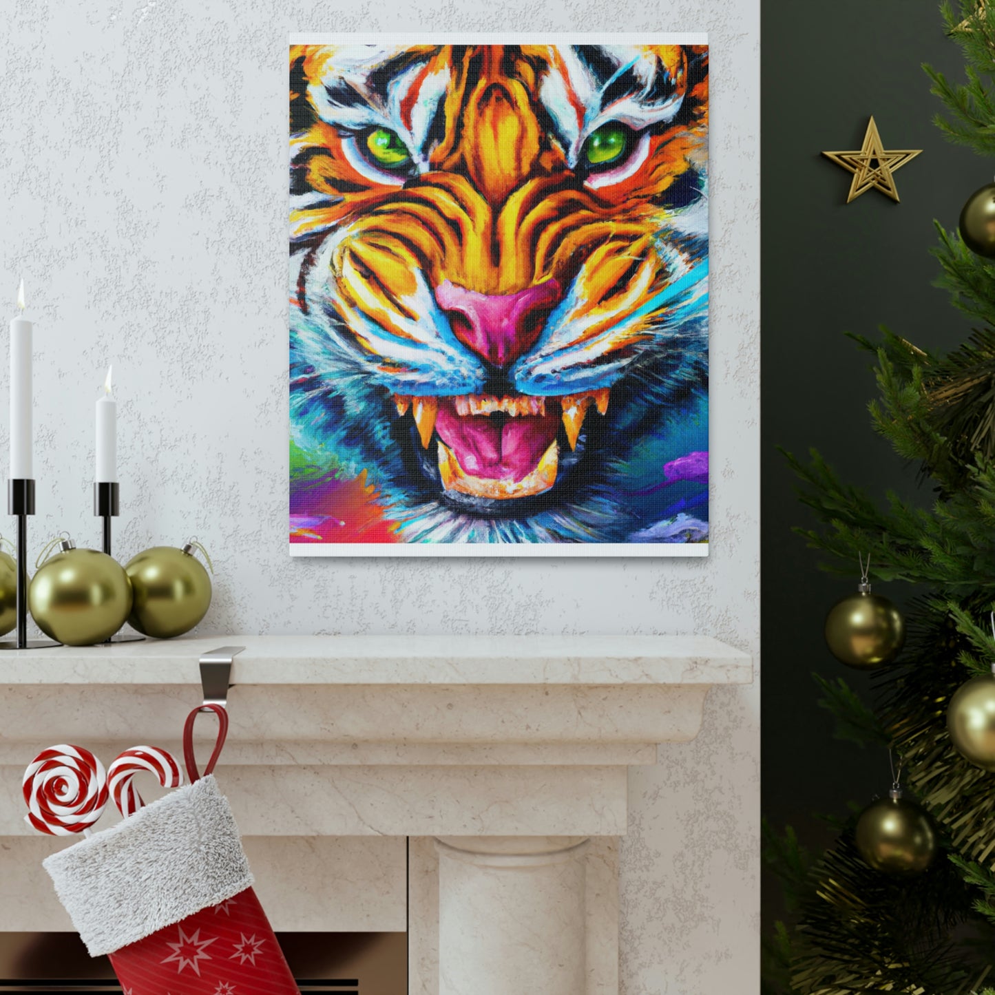 Tiger Dream. - Canvas
