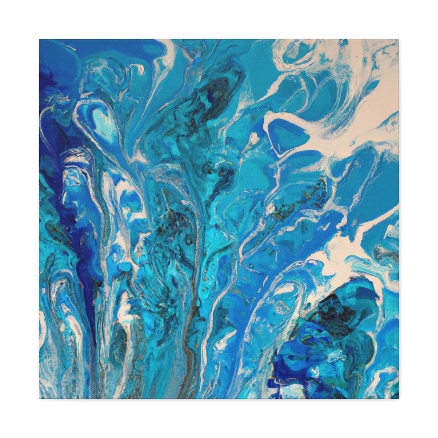 Blue Bliss. - Canvas