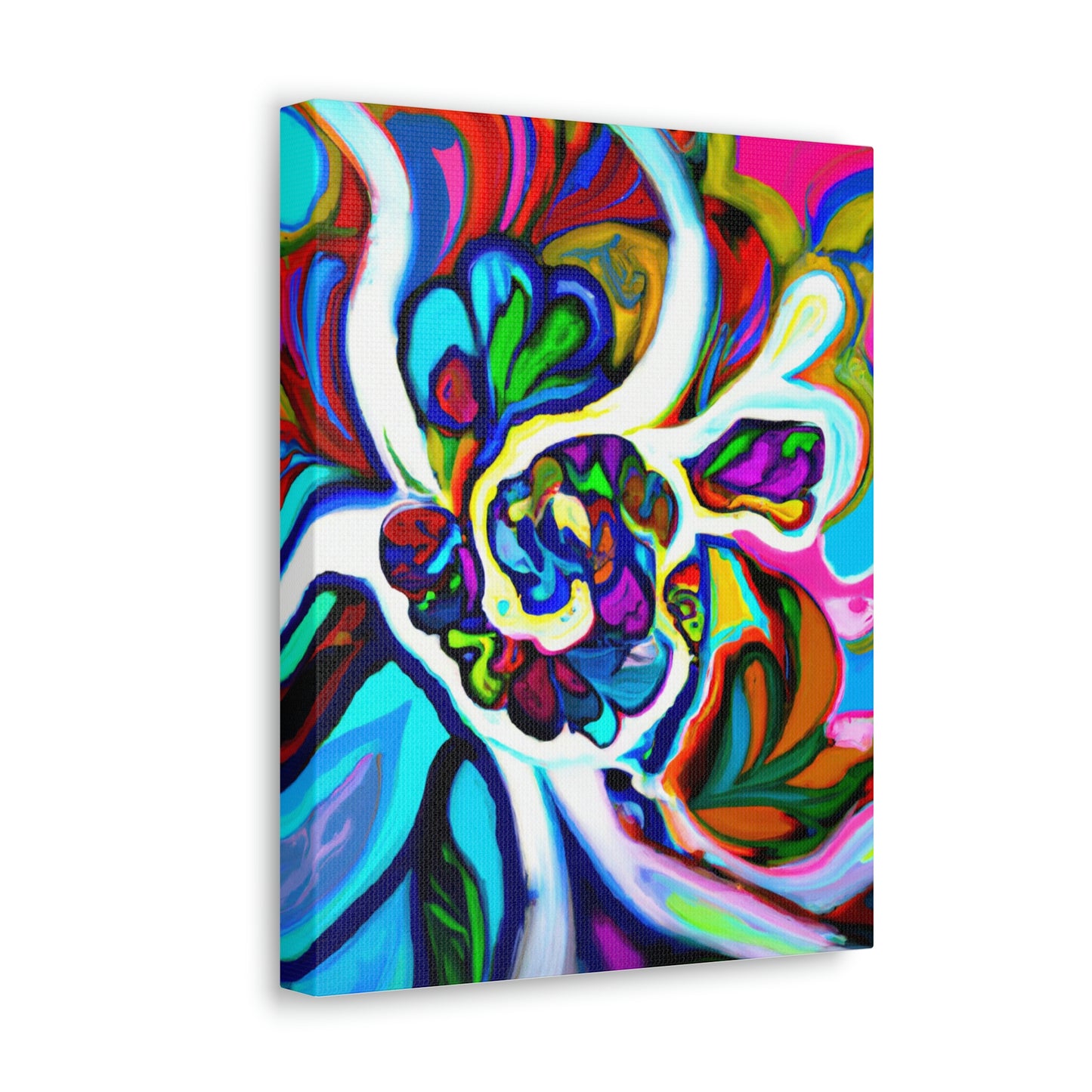 Psychedelic Bloom. - Canvas