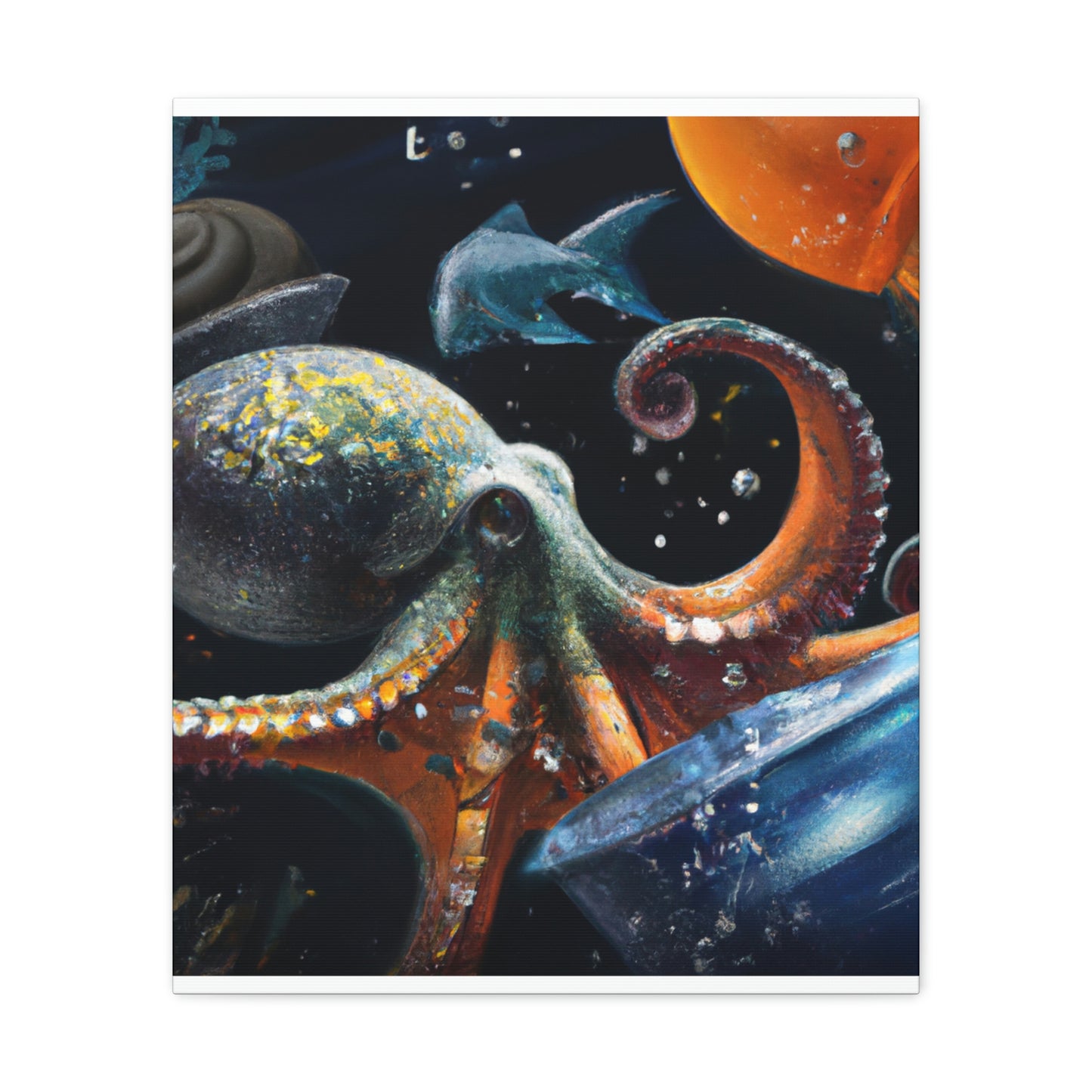 Oceanic Coral Scene - Canvas
