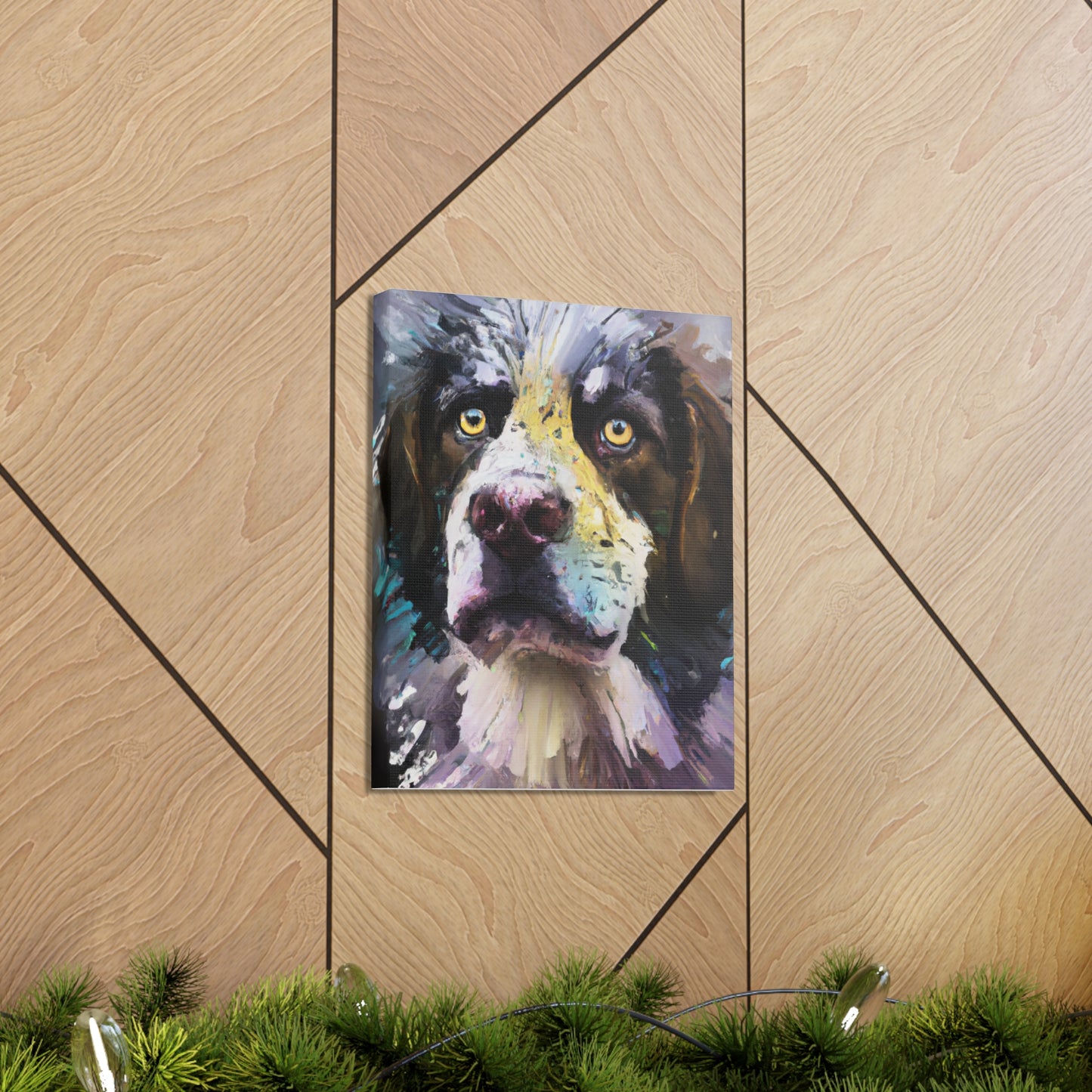 Dogful Vibrancy - Canvas