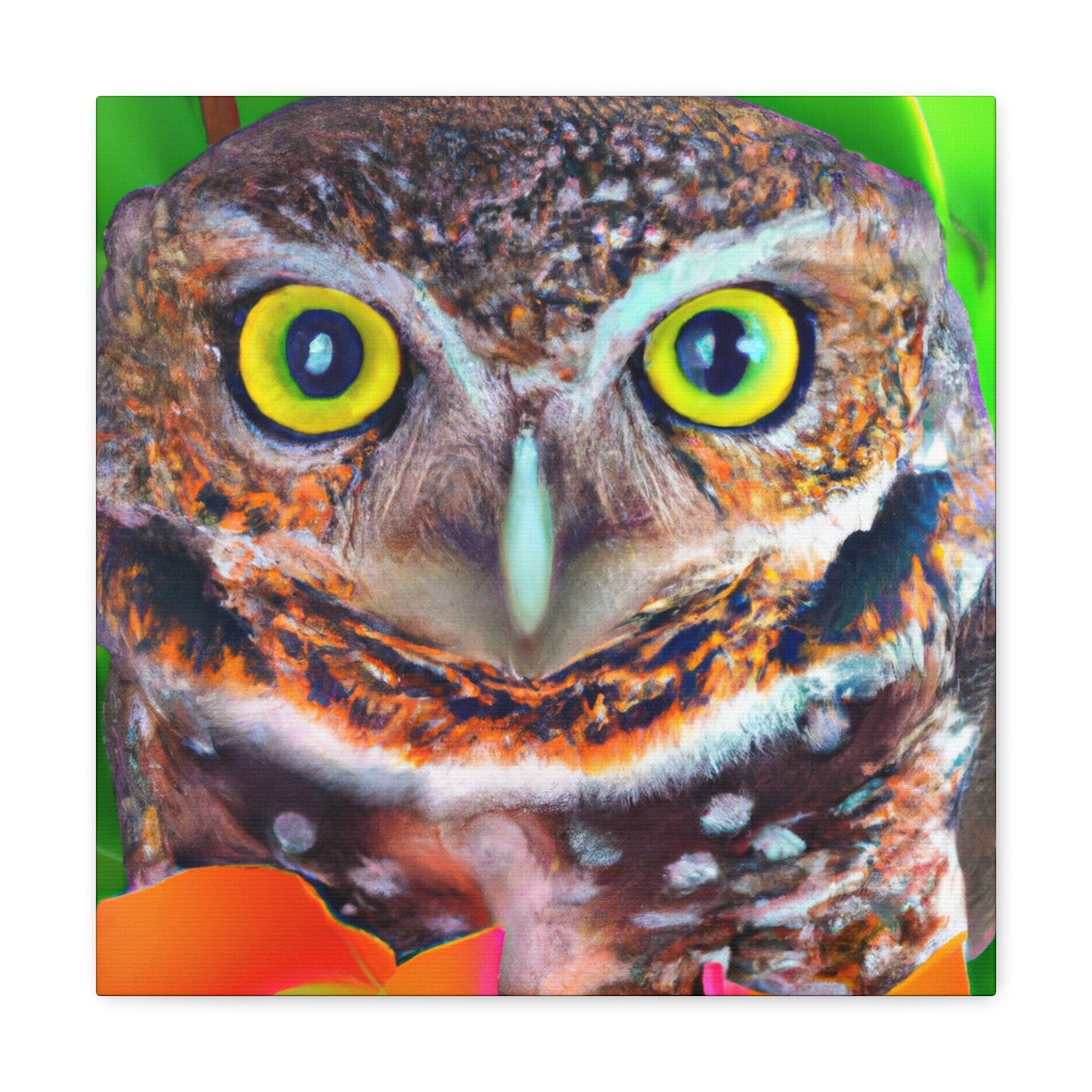 Owl Splendor. - Canvas
