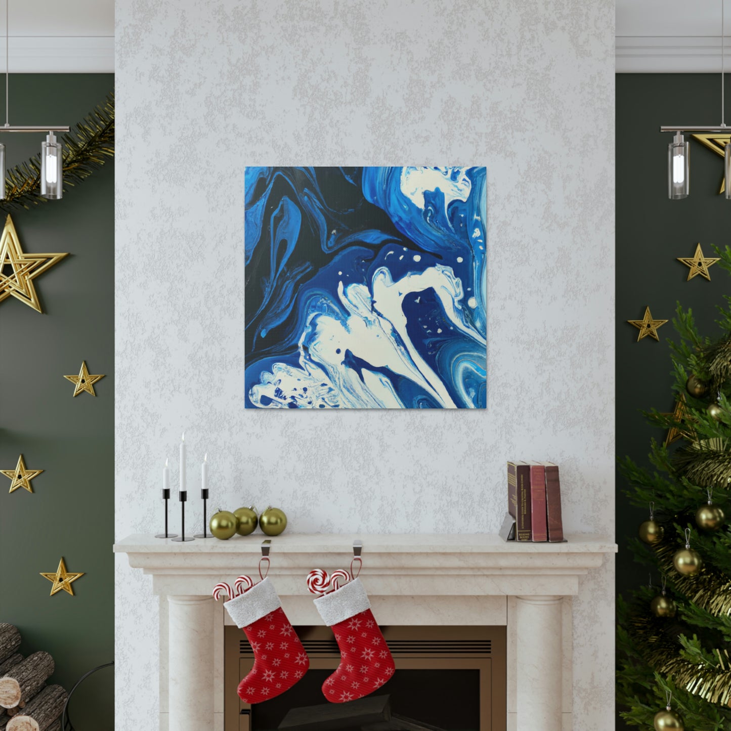 Blue Flux - Canvas
