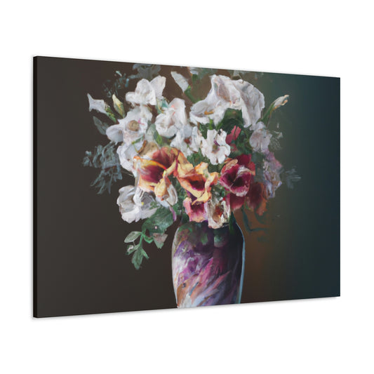 Floral Finesse Dreaming - Canvas