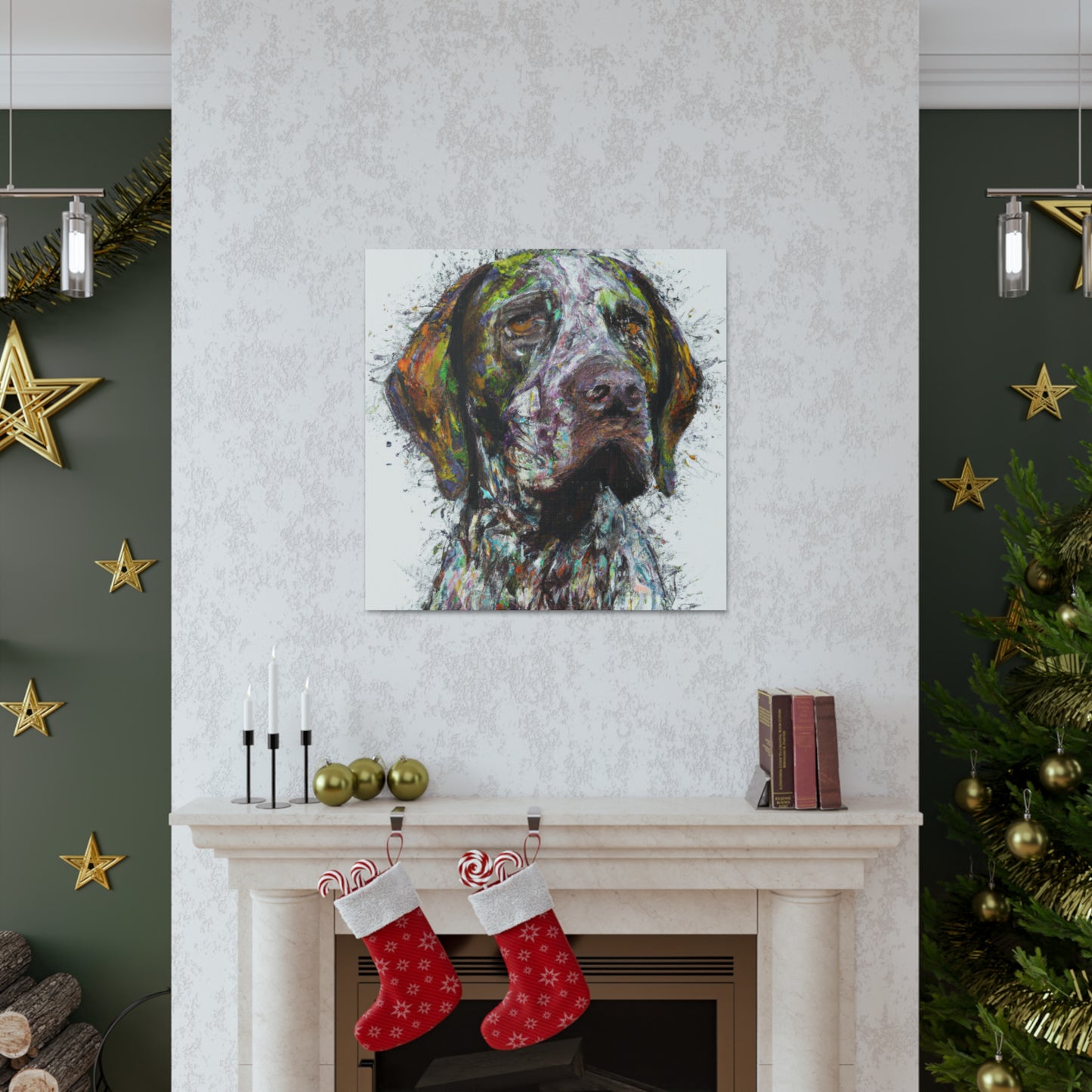 "Painted Pointer" - Canvas