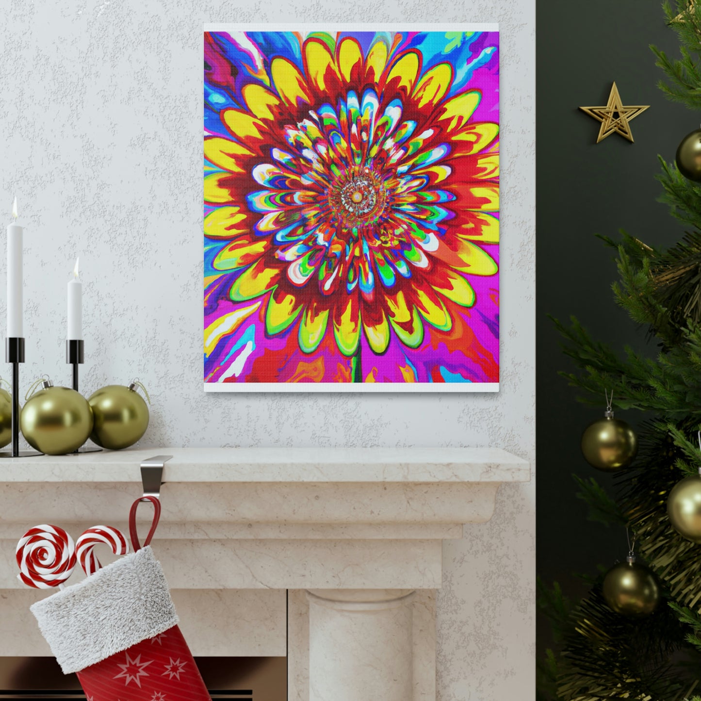 "Vivid Plume" - Canvas