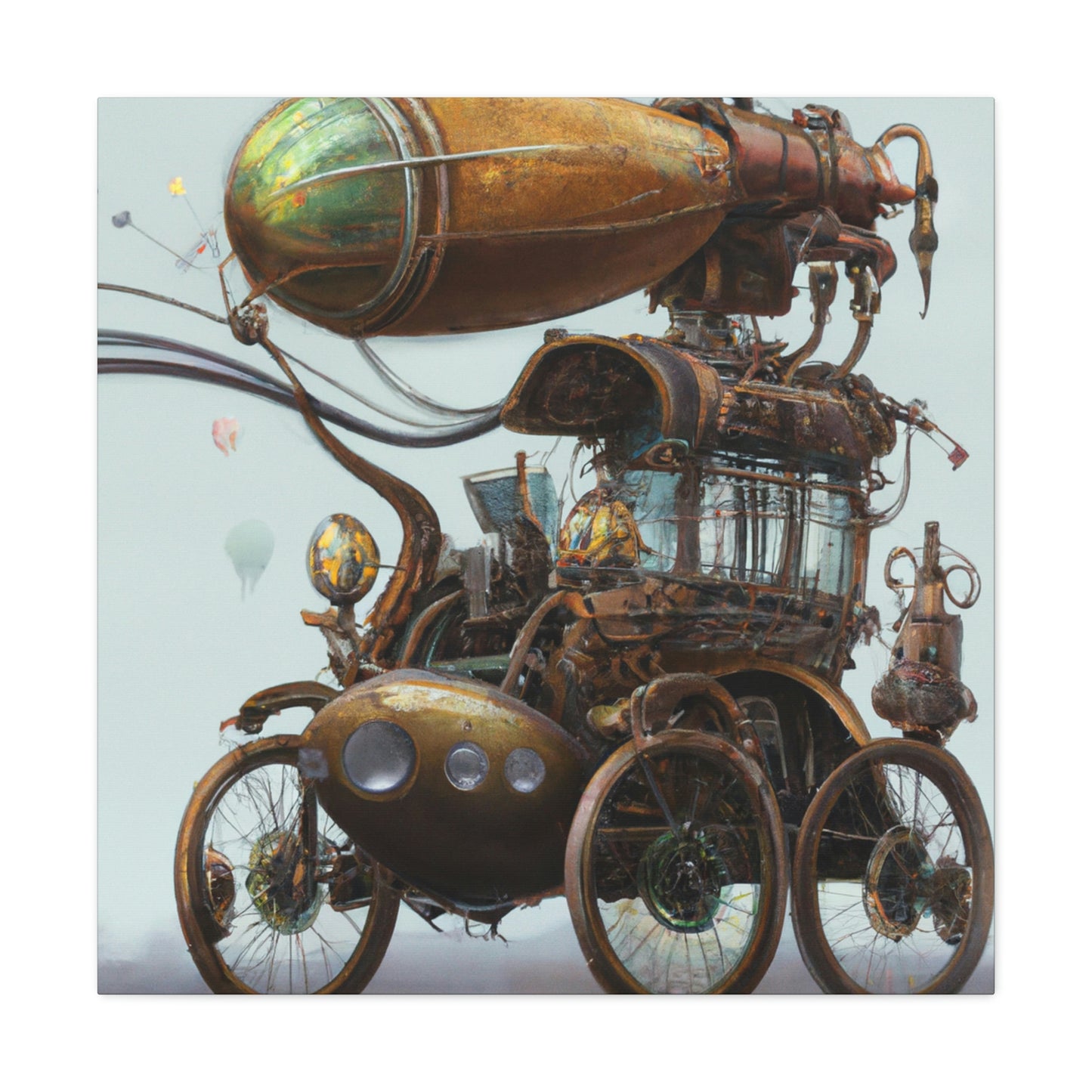 Steampunk Chariot - Canvas
