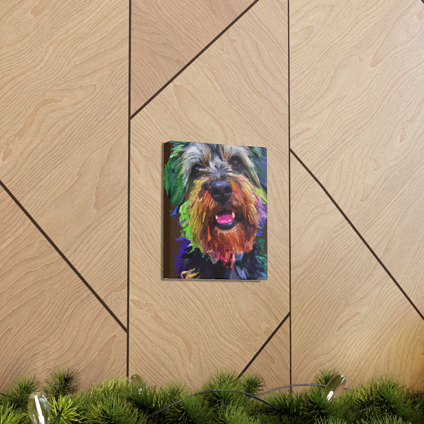 Canine Colorful. - Canvas