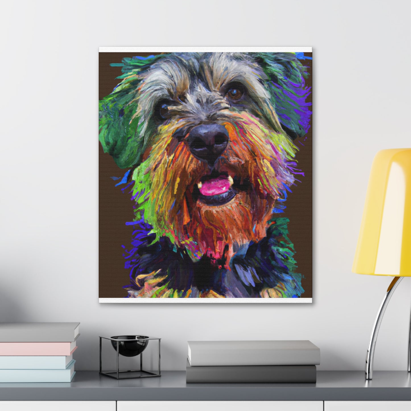 Canine Colorful. - Canvas