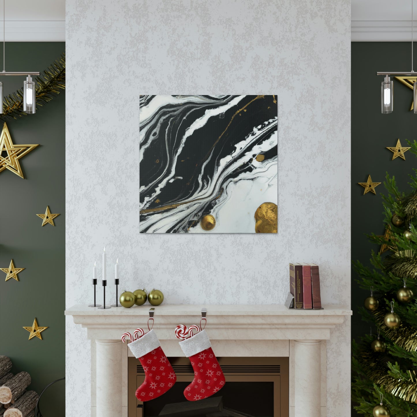 Spectral Mosaic Glow - Canvas