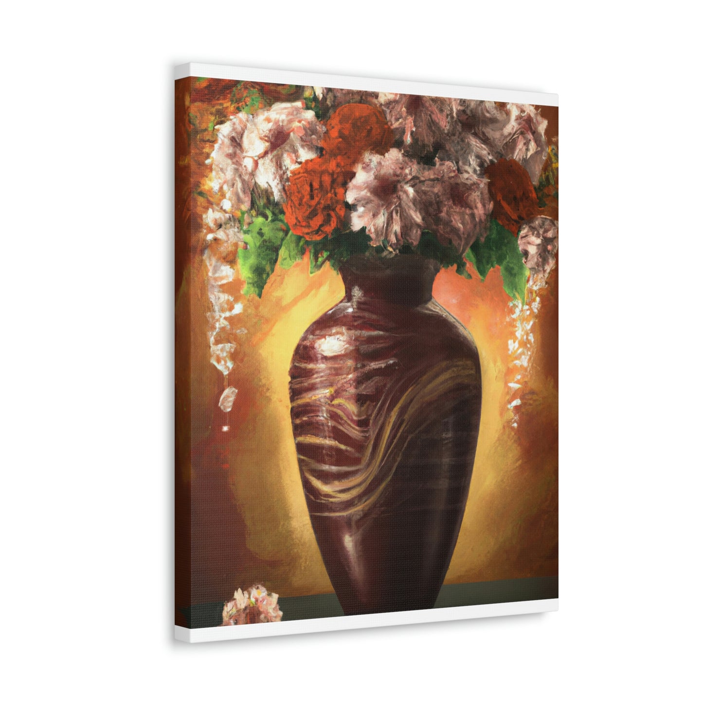 Floral Marvel Scene - Canvas