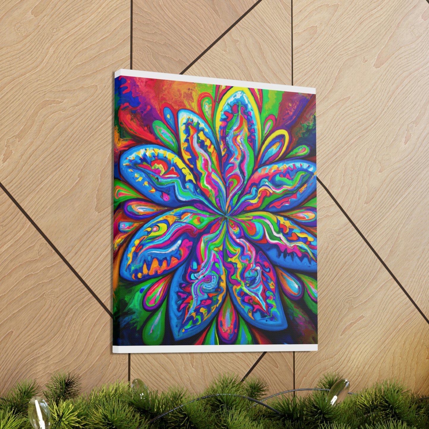 Psychedelic Bloom - Canvas