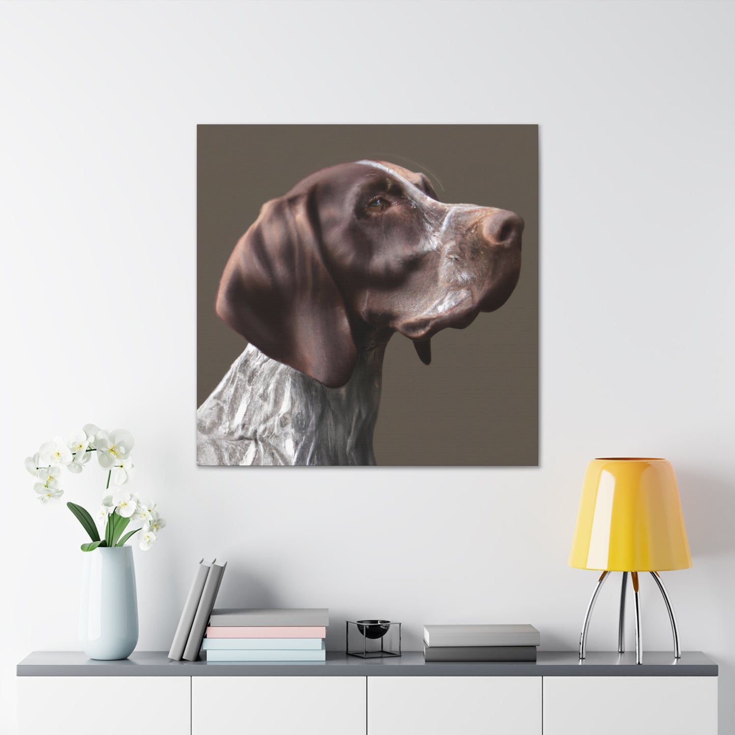 Pointer Perfection. - Canvas