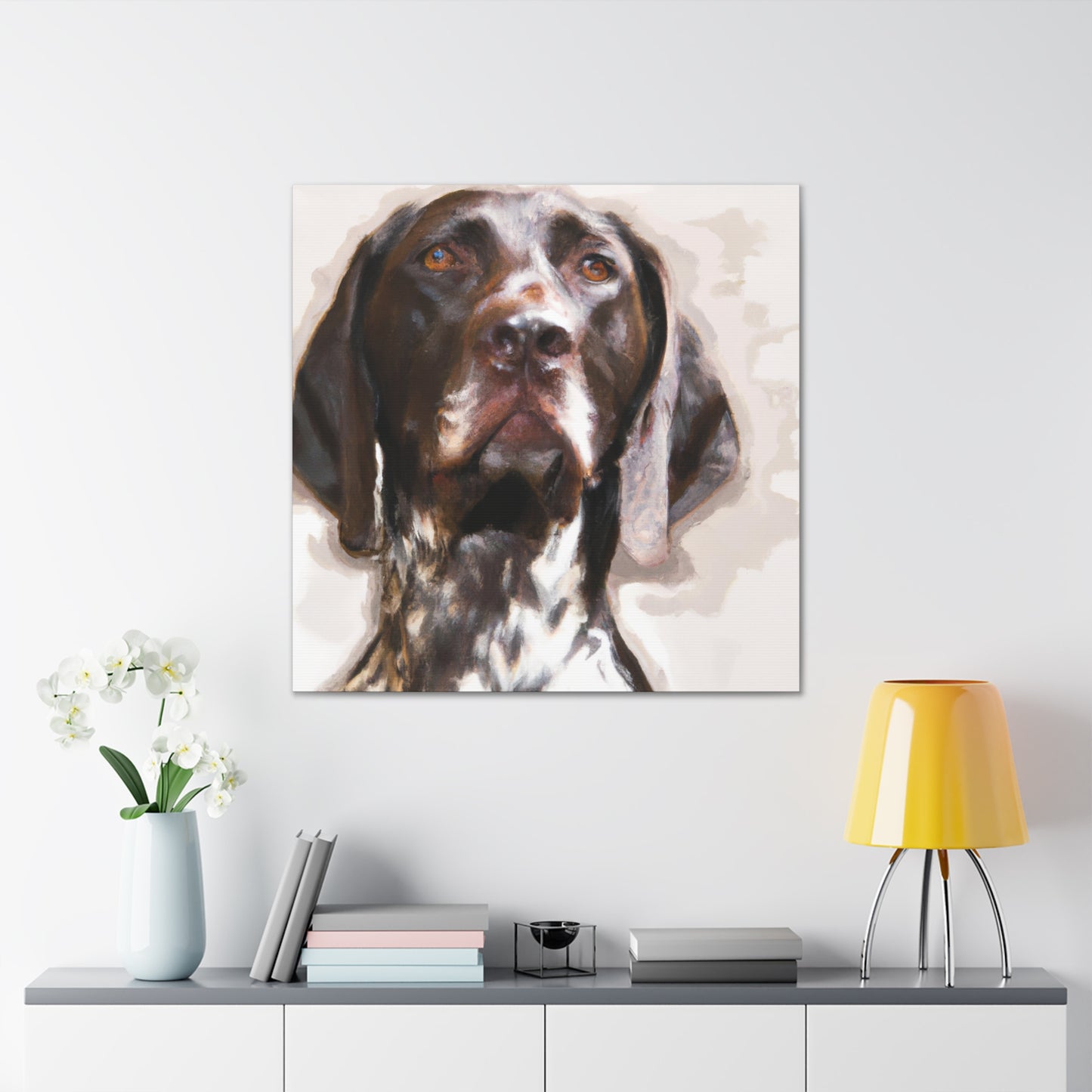 "Pointer Perfection" - Canvas