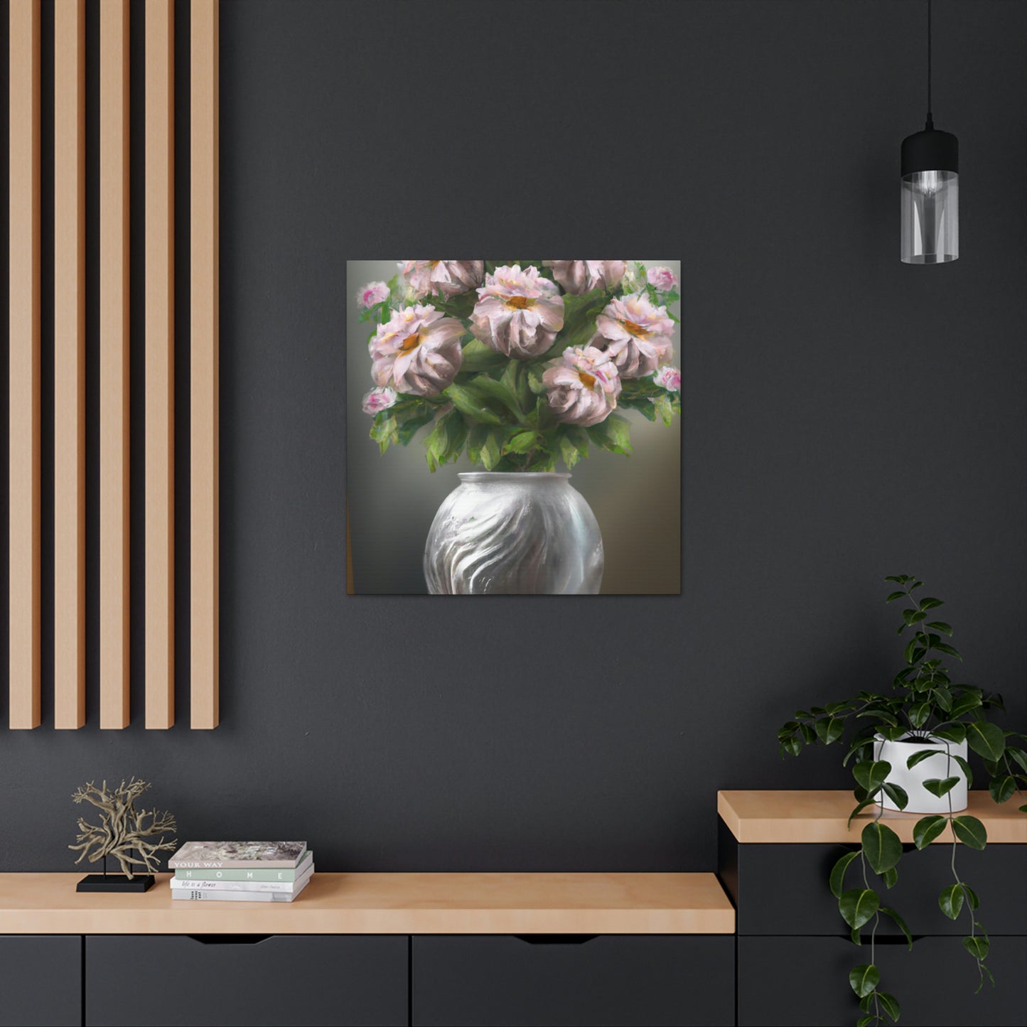 Vase Bouquet Bloom - Canvas