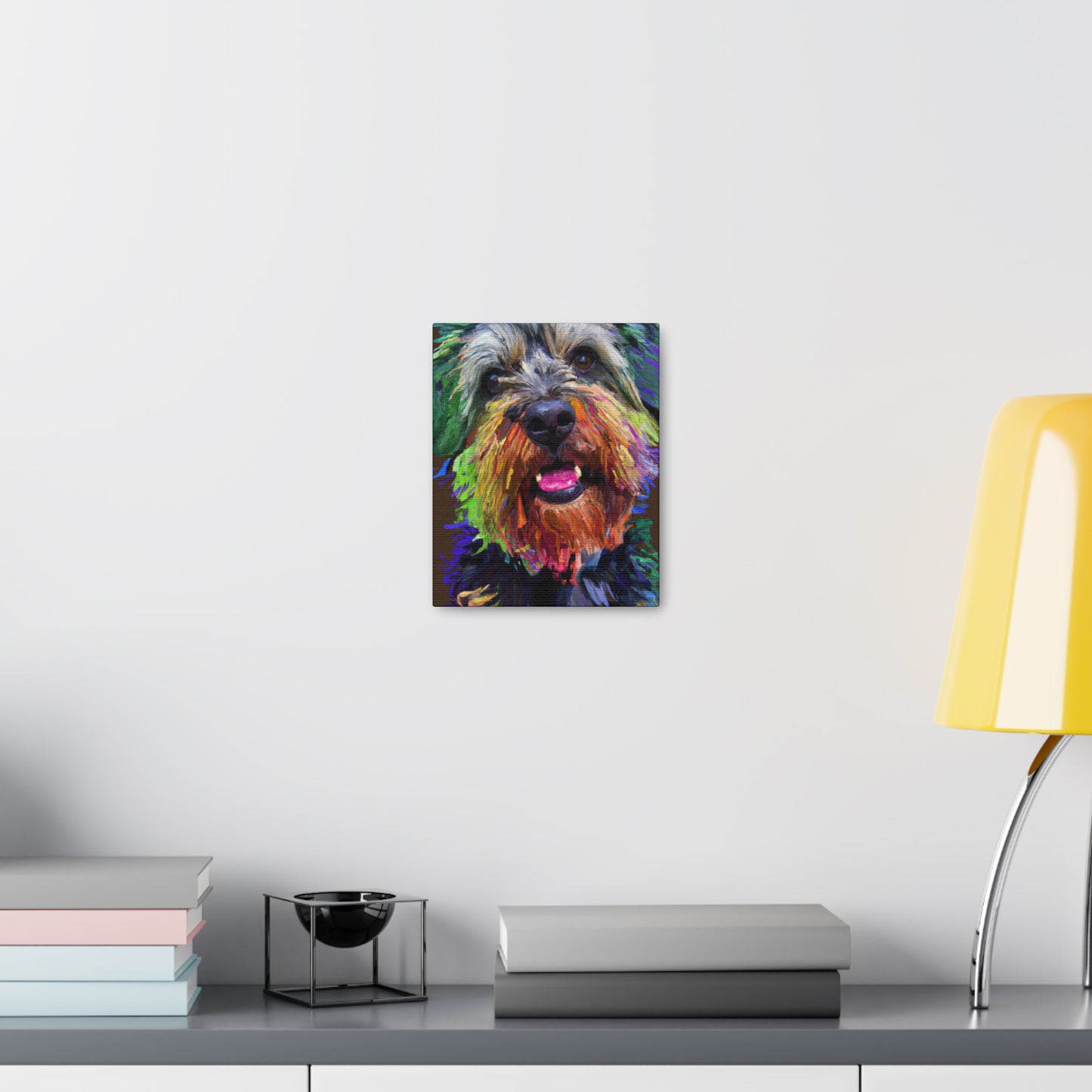 Canine Colorful. - Canvas