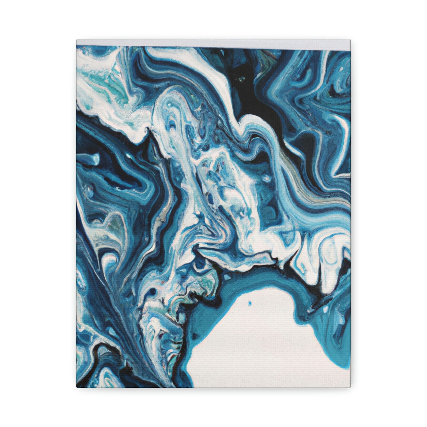 "Blue Harmony". - Canvas