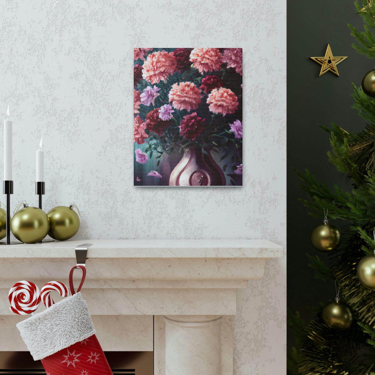 "Flower Vase Bliss." - Canvas