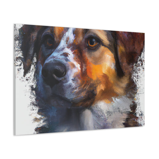 Furry Frenzy. - Canvas