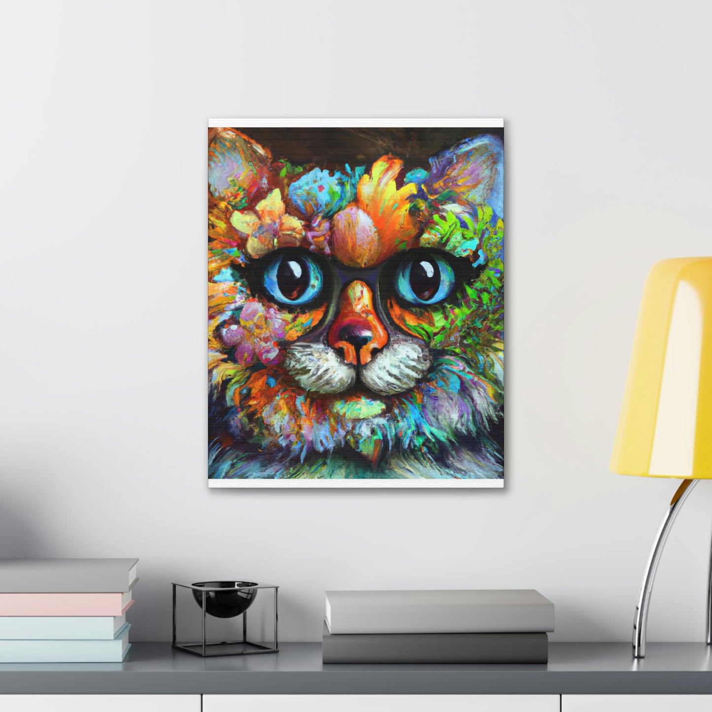 Blissful Cat - Canvas