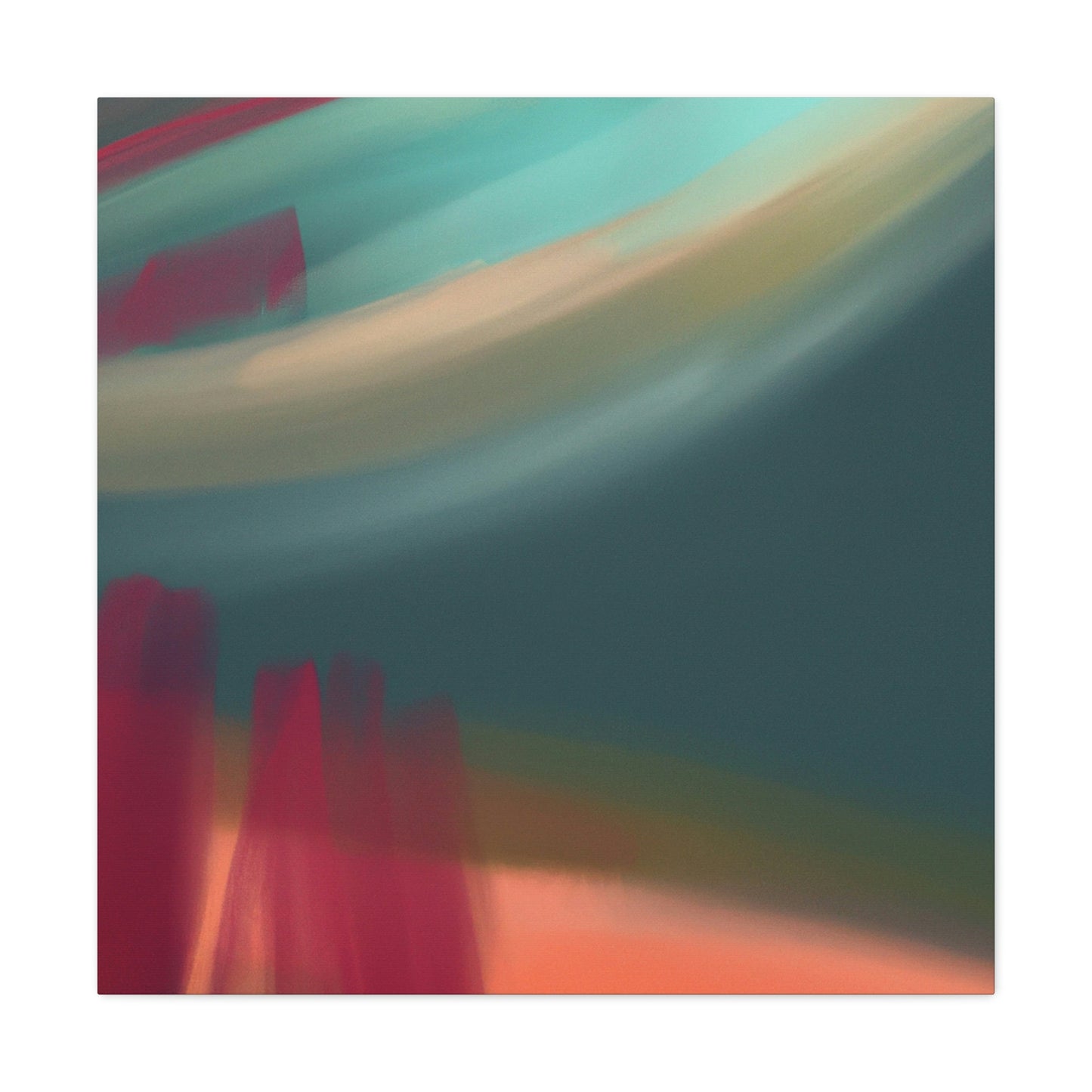 Vibrant Bloom. - Canvas