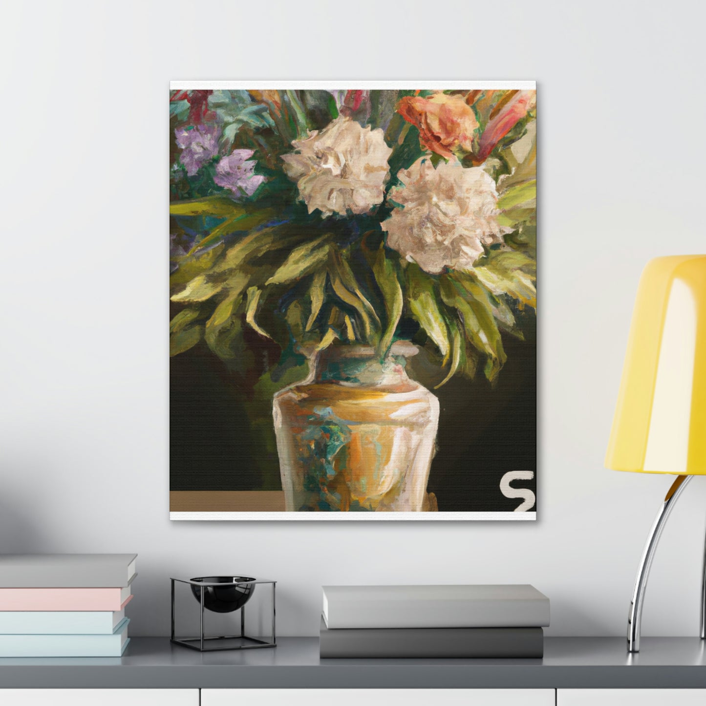 Elegant Flower Beauty. - Canvas