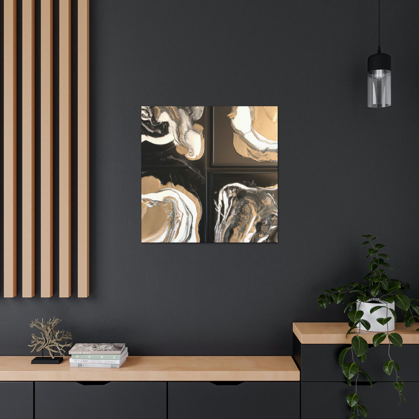 Midnight Luxury Glitz - Canvas