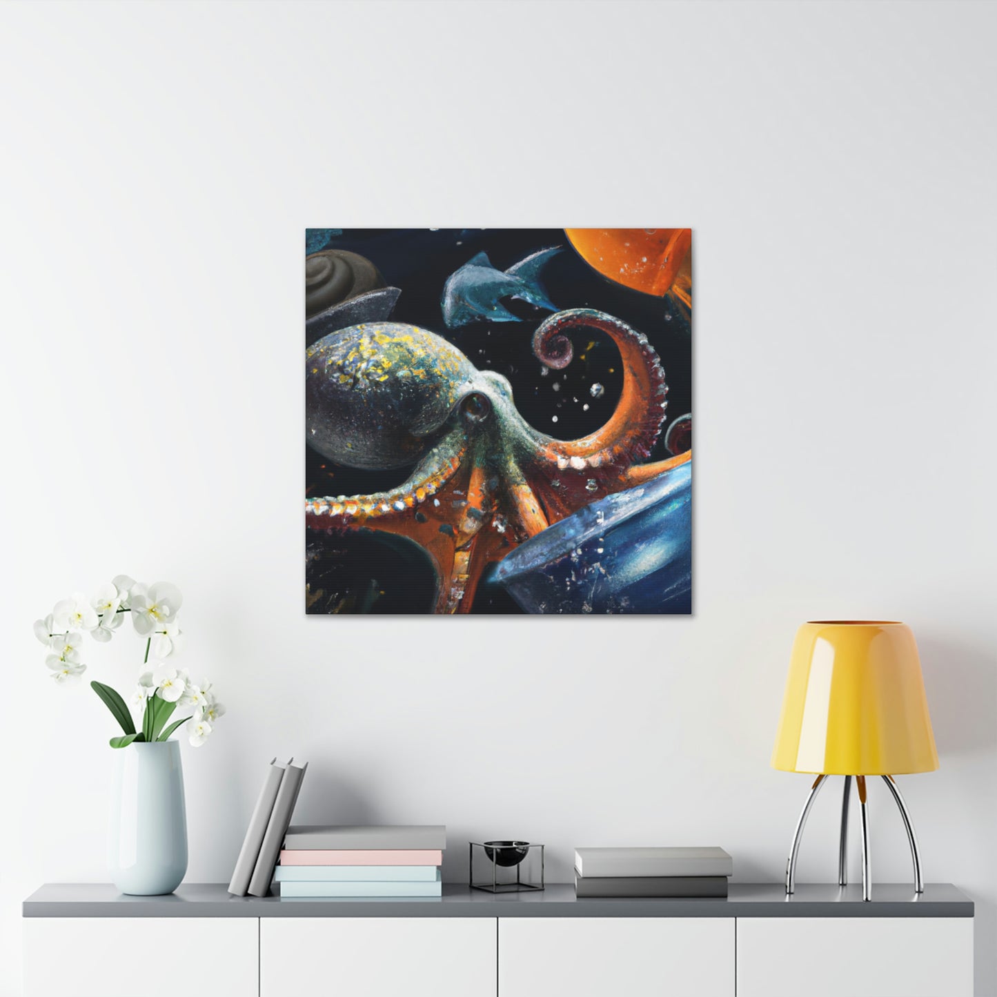 Oceanic Coral Scene - Canvas