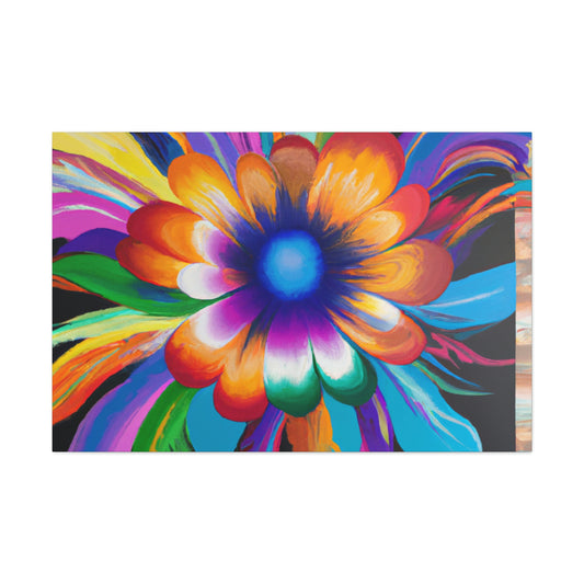 Psychedelic Bloom. - Canvas
