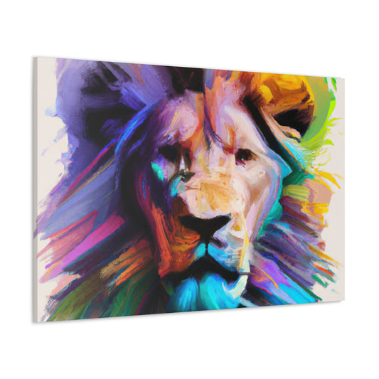 Vibrant Roar. - Canvas
