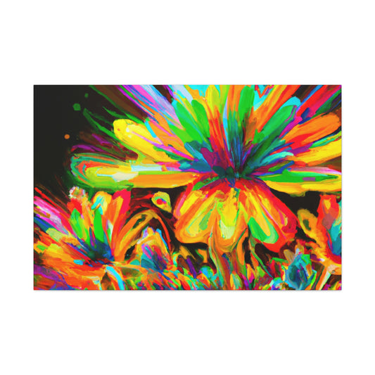 Vivid Bloom. - Canvas