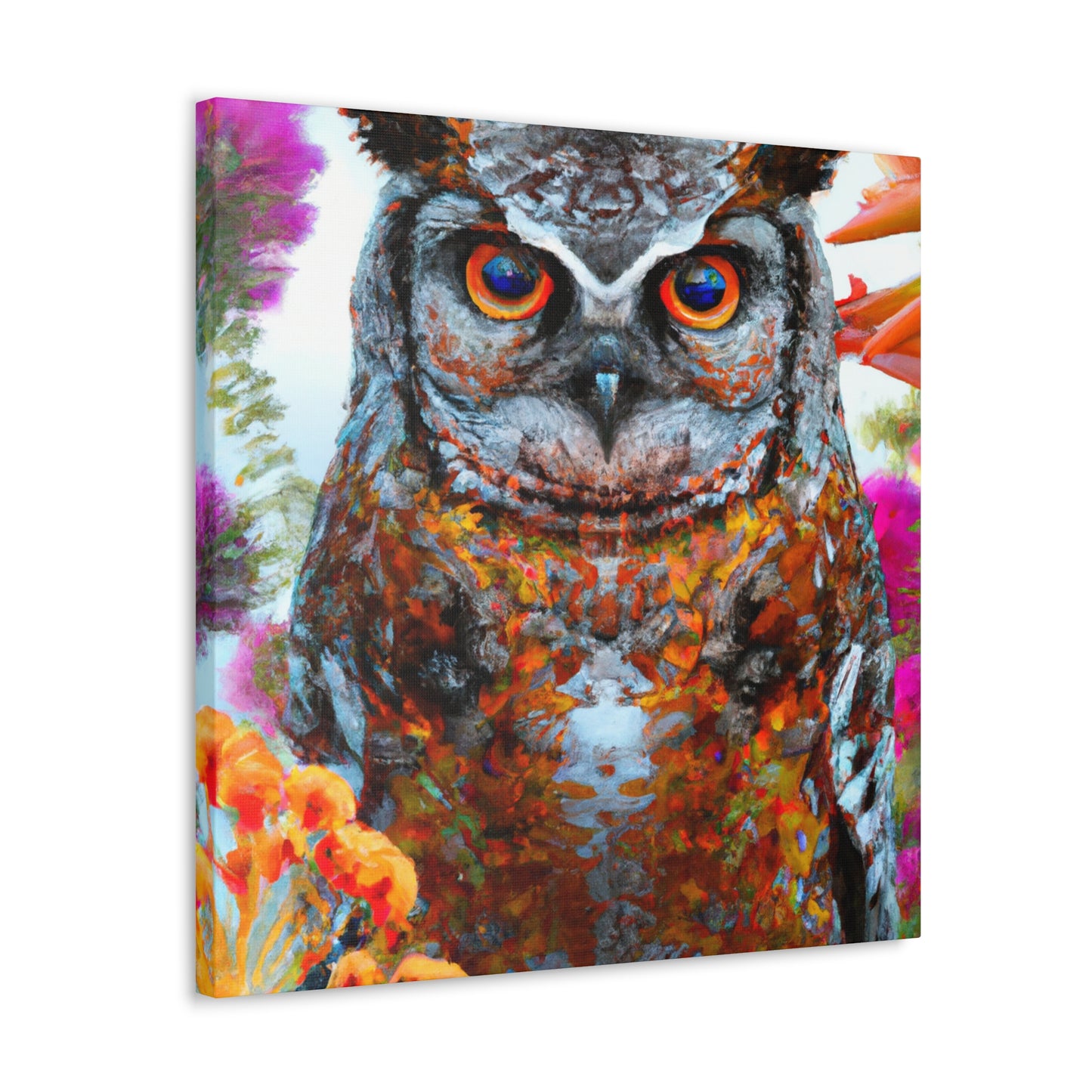Owl's Splendor. - Canvas