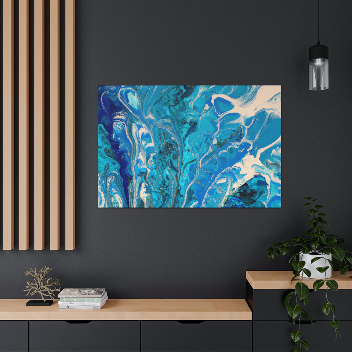 Blue Bliss. - Canvas