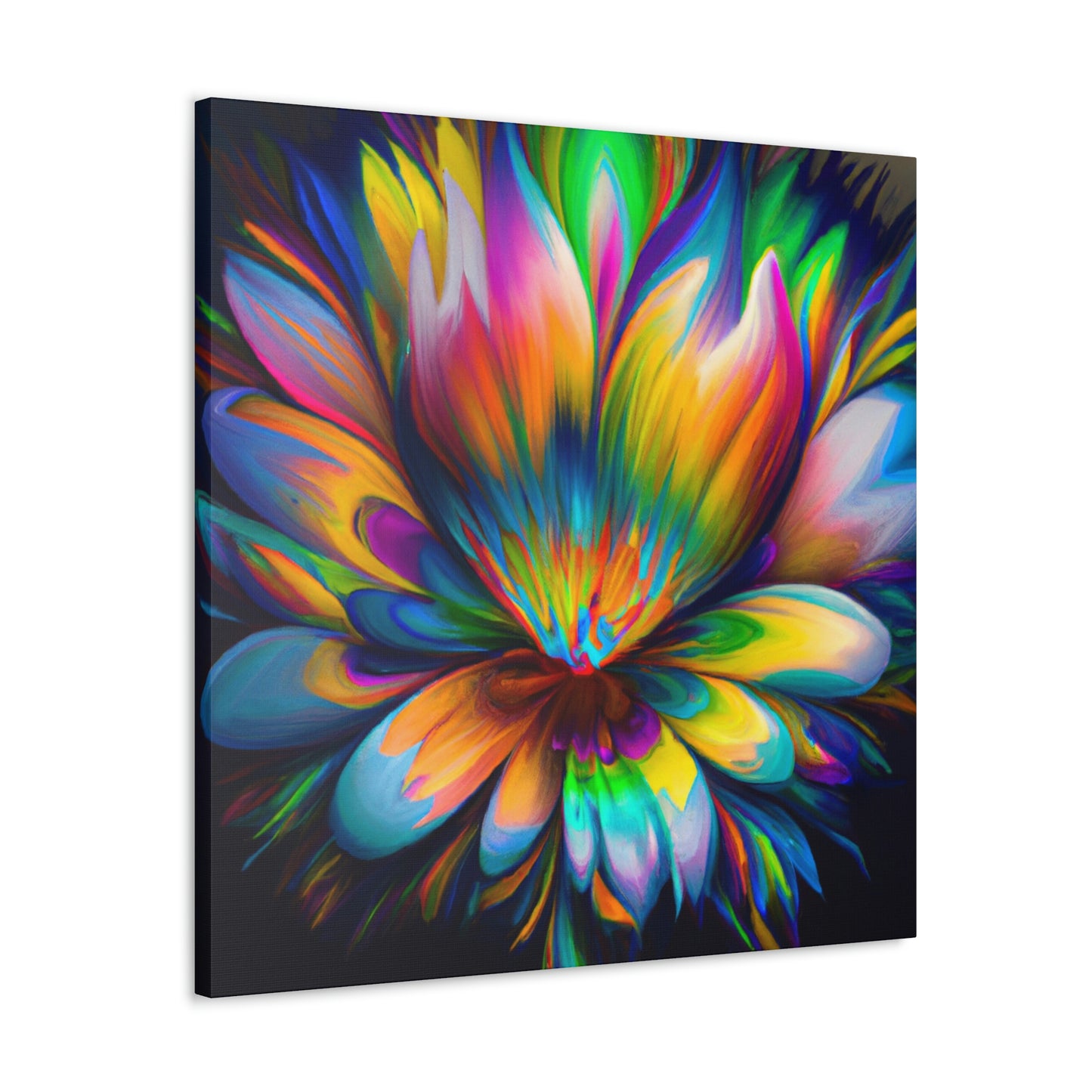 "Psychedelic Bloom" - Canvas