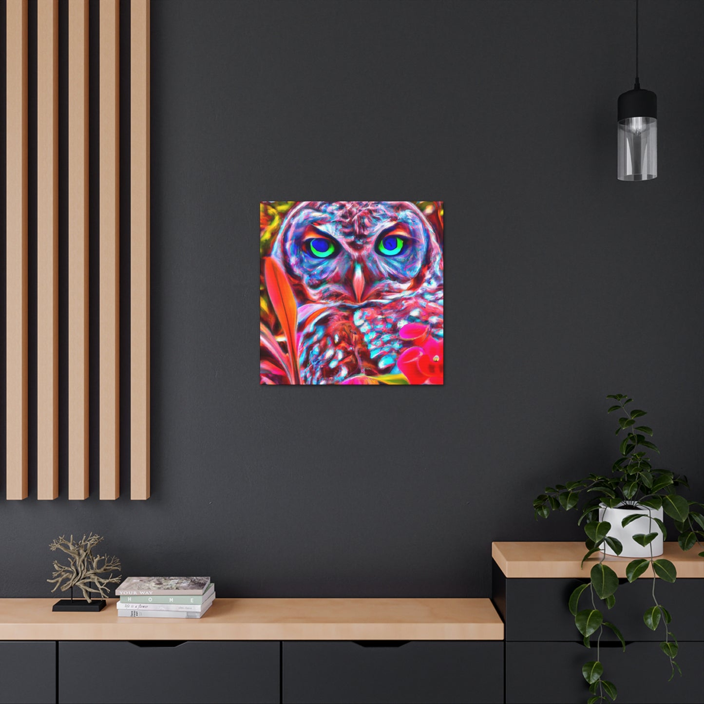 Owl Utopia. - Canvas